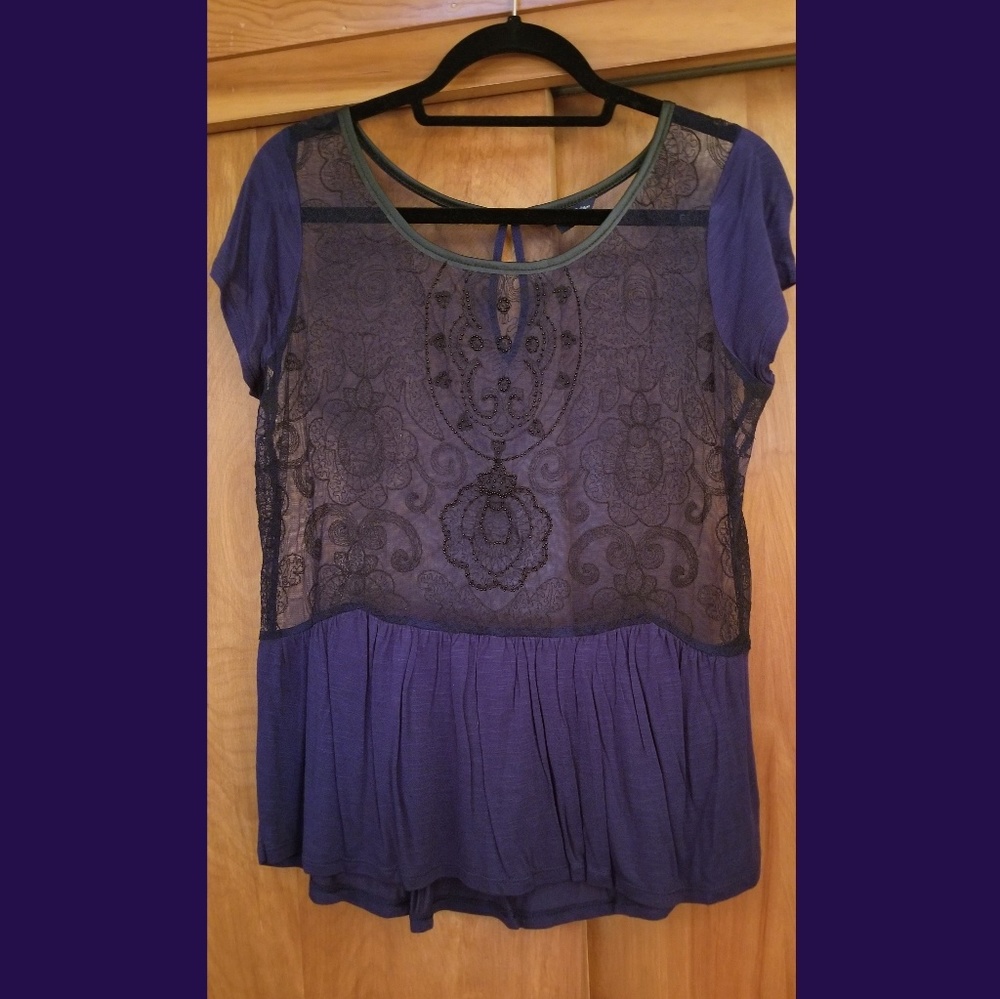 American Eagle Sheer Top
